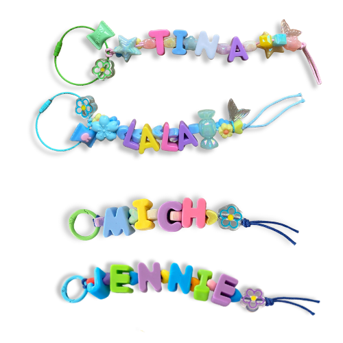Classic Chunky Name Keychain